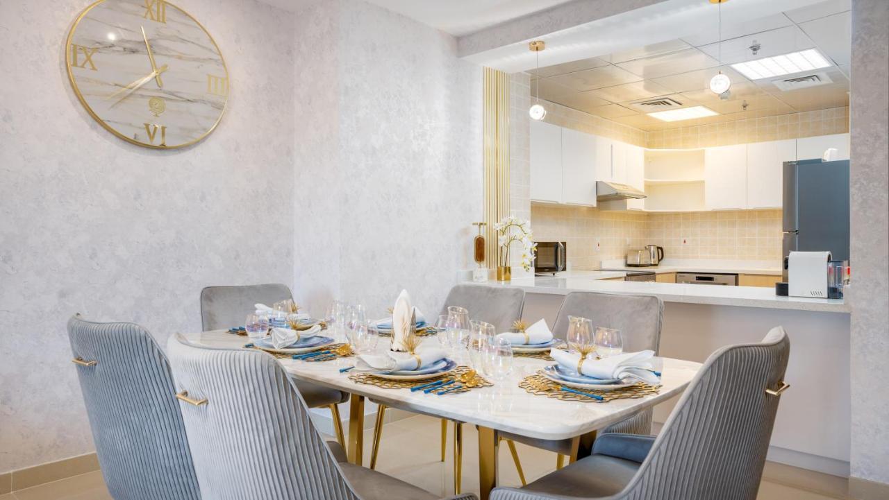 Exclusive Retreat Globalstay'S New 3Br Townhouse With Private Pool ดูไบ ภายนอก รูปภาพ