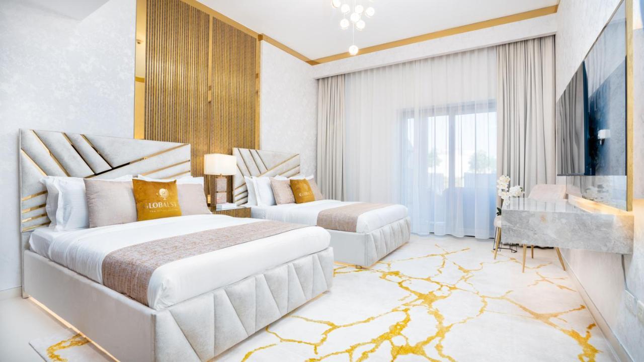 Exclusive Retreat Globalstay'S New 3Br Townhouse With Private Pool ดูไบ ภายนอก รูปภาพ
